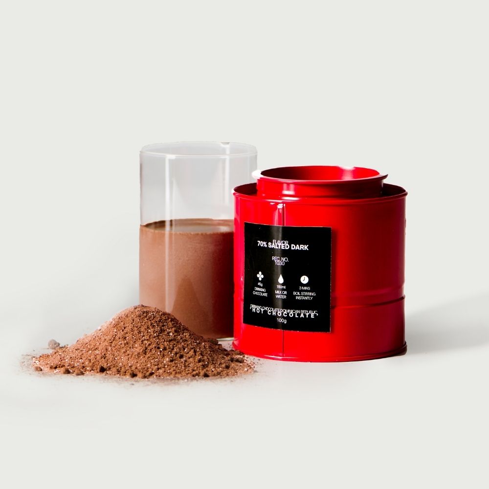 SALTED DARK HOT CHOCOLATE