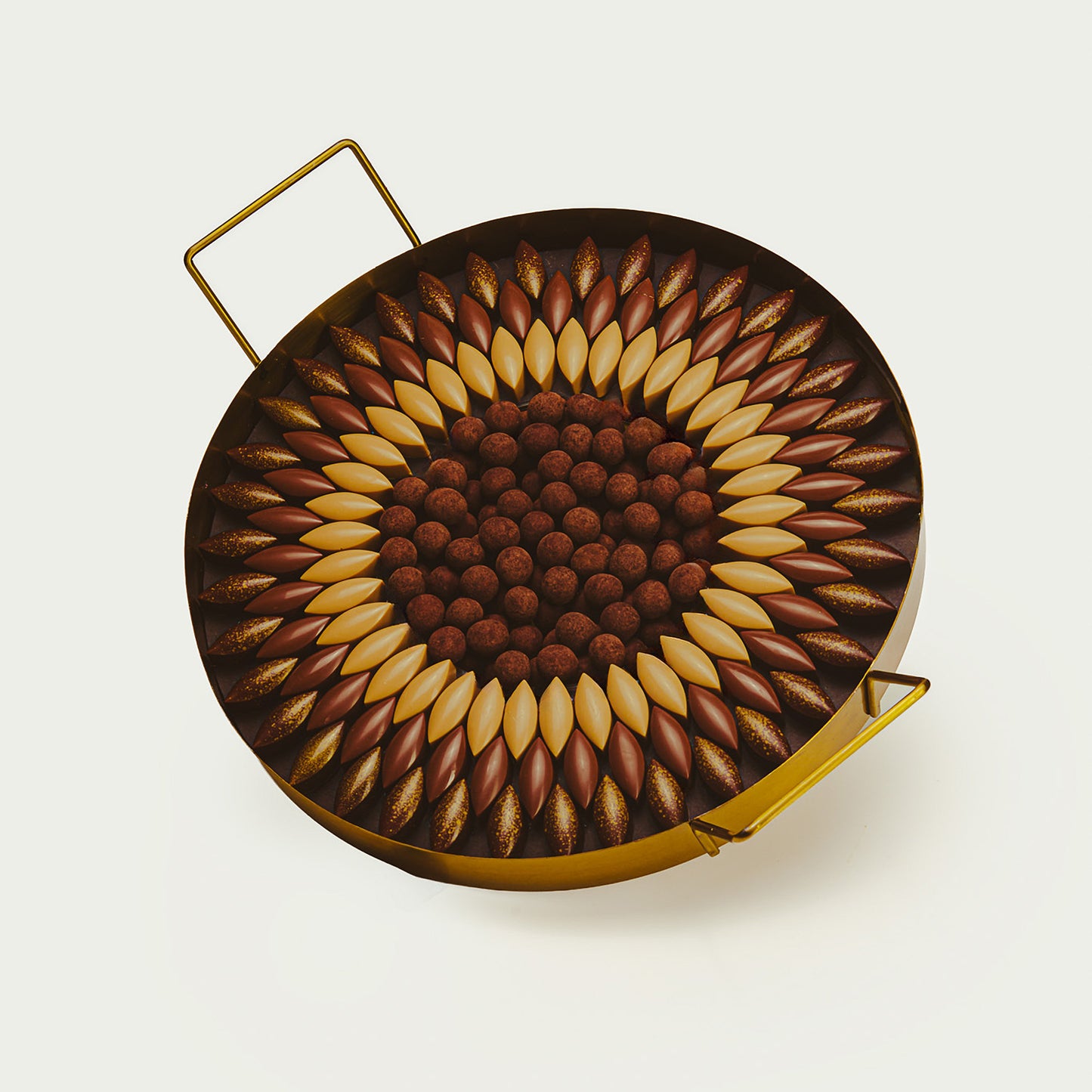 GRAND ARABESQUE BRASS TRAY
