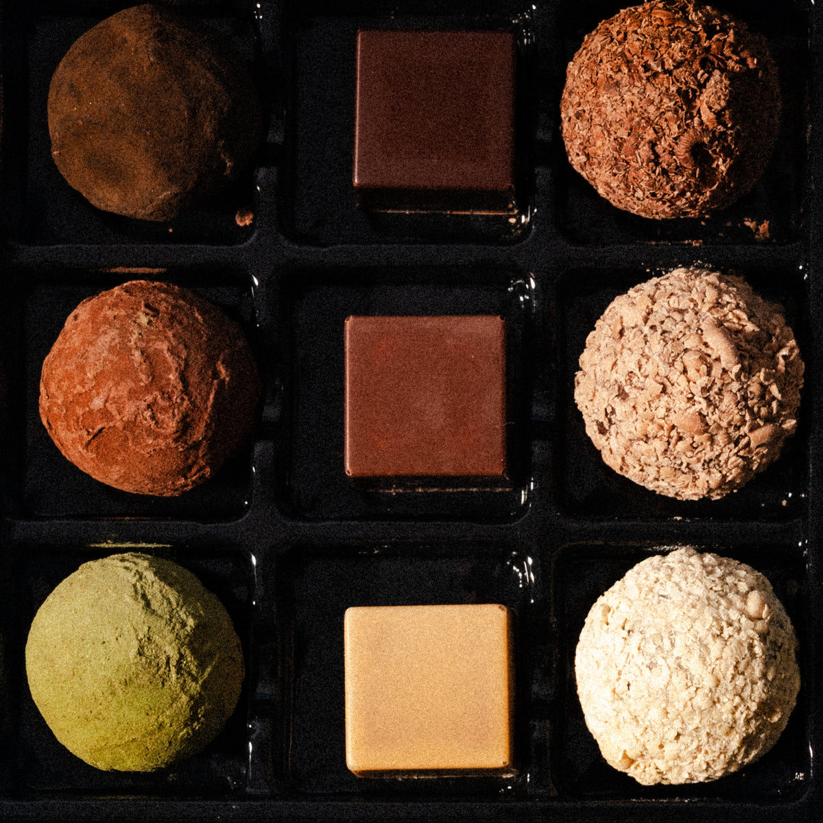 GOURMET CHOCOLATE TRUFFLES,  ASSORTED