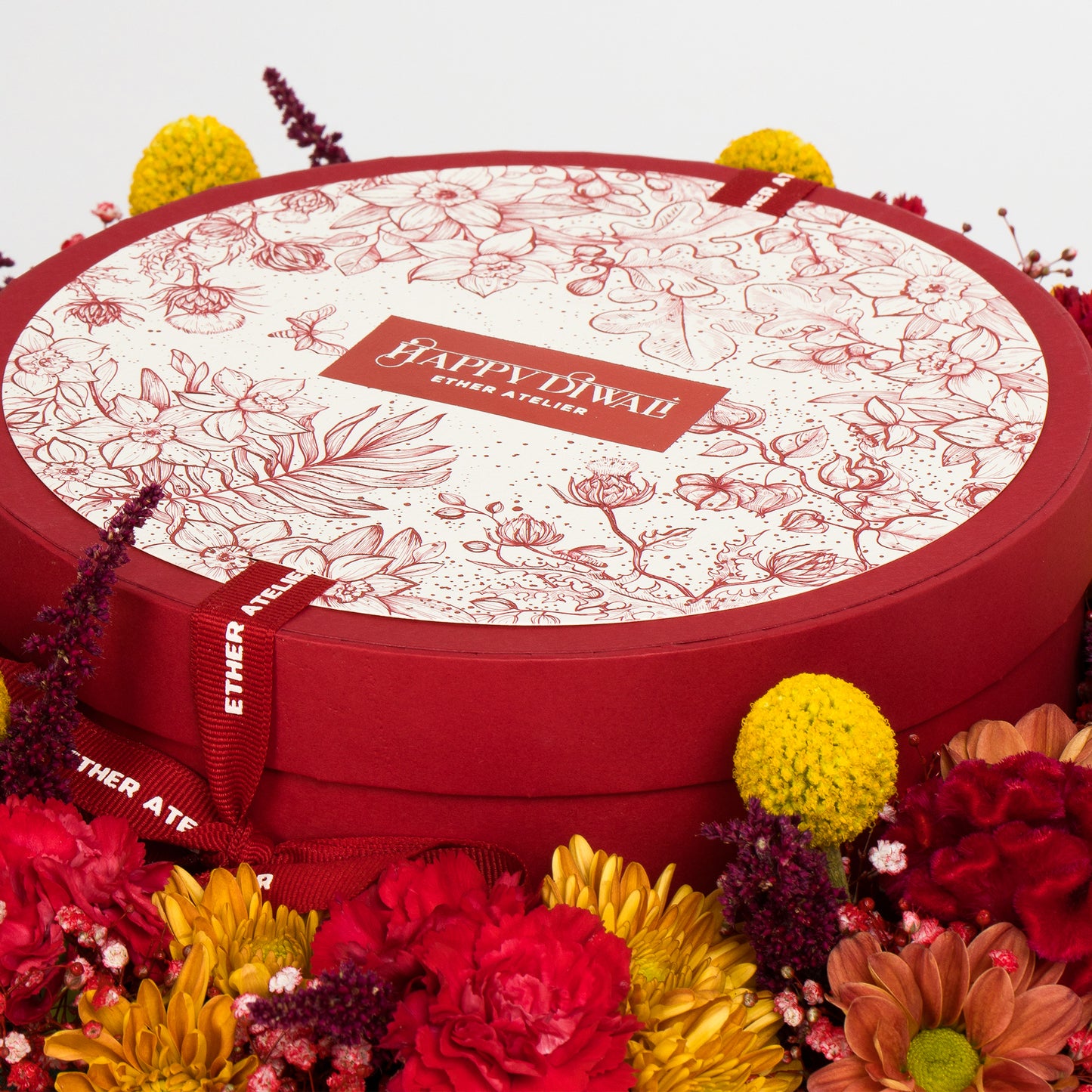 FIREFLY HAT BOX : FLORAL TRAY